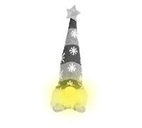 Genérico Holiday GNOME - Glowing Christmas Doll for Winter Decor | Illuminated Tabletop Centerpiece with Cute Dwarf Design, Easy Placement Ambience for Family Gatherings Indoor Parties Desktops