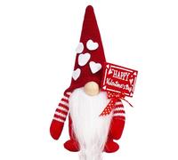 Genérico Holiday Gnomes, Table Dwarf Doll Ornaments, 3.94x1.97x7.09 Inches Dinner Supplies Valentine's Day Faceless Dolls Ornament, Soft Gnomes Decoration for Home Decor Supplies, Polyester