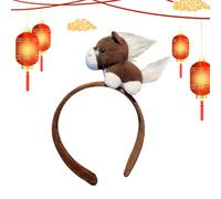 Genérico Holiday Headwear Hoop - 2026 Horse Doll Headband Accessory | Girls School Event Vacation Family Gathering Prop, Wedding Concert Themed Party Costume Dress Up Charm Favor