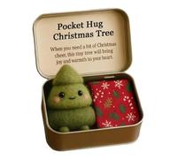 Genérico Holiday Hugs Mini Gift - Emotional Uplifting Christmas Hug for Kids for Holiday Apreciation, Valentine's, Birthday, Women Men Lovers, Children, Friends, Adults, Good Luck and Care Gift