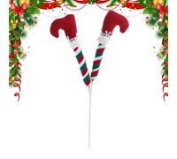 Genérico Holiday Leg Decor - Plush Toy Legs for Seasonal Fun | Cloth Fabric with Filled Padding, Funny Stuck Decoration Accent, Perfect for Christmas Tree or Winter Celebration
