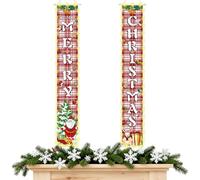 Genérico Holiday Lighted Banner - Christmas Front Entrance Decoration for Seasonal Ambiance | Illuminated Hanging Panel with Vibrant Visuals & Festive Appeal for Garden Yard Homeowners Events