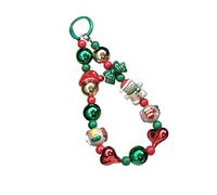 Genérico Holiday Phone Wrist Strap Charm - Festive Beaded Lanyard for Cellphones | Lightweight Sturdy Hand Strap with Cute Christmas Designs, Ideal for Mobile Accessories Gift Giving and Seasonal