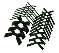 Genérico Holiday Velvet Bow Ornaments - Classic Tree Ribbon | Plush Velvet Material with Gentle Touch Feel Winter Celebration Decor, Party Scene Embellishment, Home Seasonal Arrangement