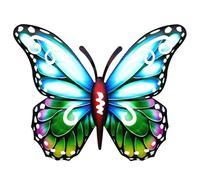 Genérico Hollo3d Butterfly Wall Decor - Maria Out Butterfly Wall Decor | Escultura animal pintada a mano
