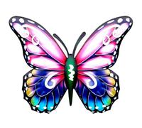 Genérico Hollo3d Butterfly Wall Decor - Maria Out Butterfly Wall Decor | Escultura animal pintada a mano