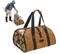 Genérico Holzträger Für Brennholz, Brennholzträger Wasserabweisende Einkaufstaschen Aus Zum Einfachen Tragen- Log Tote Mit Griffen - Holzofenzubehör, Brennholzhalter,