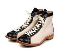 Genérico Hombre Cordones Casuales Botas De Tobillo Puntera Redonda Cuero PU Botas Cortas Tacón De Bloque Bajo Bota Motera,Negro,38 EU