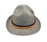 Genérico Hombre Fieltro Sombrero de Trabajo Casual para Mujeres, Color Sólido, Traje de Festival Fluorescente Rosa, gris, Talla única