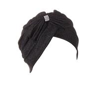 Genérico hombre mujeres turbante Hatbow pelo sombrero cabeza bufanda envoltura cubierta ladrón, Le Noir, Talla única