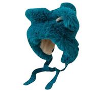 Genérico Hombre Vaquero Caliente para Mujeres, Otoño e Invierno, con orejas pequeñas y lindas, Suéter de Terciopelo, Sombrero de punto de Lana, Sombrero Lei Feng Gorro Original, azul, Talla única