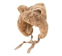 Genérico Hombre Vaquero Caliente para Mujeres, Otoño e Invierno, con orejas pequeñas y lindas, Suéter de Terciopelo, Sombrero de punto de Lana, Sombrero Lei Feng Gorro Original, caqui, Talla única