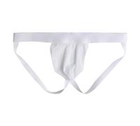 Genérico Hombres Calzoncillos - Calzoncillos Hombre Ropa Interior Gay sin con Palabra C para Hombre Pantalones pequeños Sexis Simples de plástico Doble Tanga (White XXL)