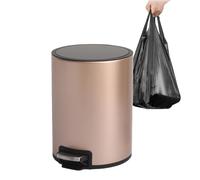 Genérico Home Kitchen Bin - Bathroom Bin | 22.5x22.5x30cm Waste Bins Kitchen with Compact Design, Metal Basket Trash Storage for Cleaning, Toilet Trash Basket, Toilet Waste Bins for Disposal Use