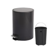 Genérico Home Kitchen Bin - Bathroom Bin | 22.5x22.5x30cm Waste Bins Kitchen with Compact Design, Metal Basket Trash Storage for Cleaning, Toilet Trash Basket, Toilet Waste Bins for Disposal Use