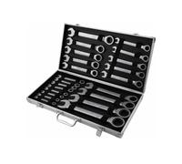 Genérico Home24 Juego de 22 llaves Trinquete inglesa con carraca de 6-32 mm compactas con una caja, ligeras y portátiles