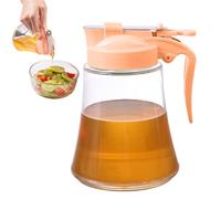 Genérico Honey Dispenser Bottle - 9x12.5cm Press Type Oil Dispenser Kitchen Container - Leak-Proof Protection Sealed Cooking Storage Jar, Easy Refill Condiment Bottle For Honey, Sugar, Syrup