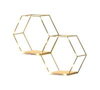 Genérico Honeycomb Wall Shelf - Hexagon Walls Decor with LED Lights, Geometric Storage Display, Modern Floating Walls Organizer, Decorative Design | Wall Shelf For Living Room Bedroom Bathroom