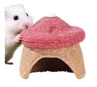 Genérico Hongo nid De Jerbo - Forma De Mascotas Pequeñas, Hábitat De Hámster Mordedor, Chinchilla Erizo Hurón Conejito Animales Jaula para Mascotas Hogar, Masticable Seguro Escondite acoged, Accesor