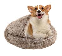 Generico Hooded Cat Bed, Comfortable Shell Bed, Plush Cat Bed, Warm Indoor Cat Bed, Cozy Hooded Cat Bed Plush Shell Bed Designed for Your Cat's Ultimate Relaxation, Indoor Comfort and Warmth