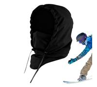Genérico Hooded Winter Hat - Windproof Breathable Full Face Cold Weather Gear for Skiing Sports Riding Hiking, Mountaineering, and Outdoor Winter Activities, Warm Hat for Men and Women 1-2cm