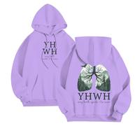 Genérico Hoodie Hombre - Sweats à Capuche et Sweats pour Hommes Pulls décontractés en Polaire Doux Confortables légers Streetwear Tendance Coupe Ample (Purple M)