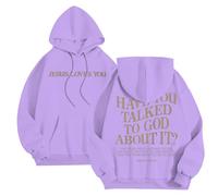 Genérico Hoody Sudadera Hombre - Sweat à Capuche décontracté pour Homme Coupe Ample Avec imprimé pour l'automne et l'hiver Confortable et Streetwear (Purple M)