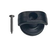 Genérico Hook For Cargo Net - 4 Pack Universal Tie Down Fasteners, Heavy Duty Car Trunk Mesh Pocket Mounting Kit, Self-Tapping Screws Included | Auto Rear Interior Cargo Organizer, Envelop Net Hanger