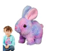 Genérico Hopping Bunny Toy with Natural Movements | Electronic Stuffed Animal Bunny with Jumping, Twitching Nose & Wiggling Ears | Robotic Toy for Kids, Interactive Fun