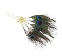 Genérico Horquilla de Pavo Real con para Mujeres Accesorio de Vintage Pinza para Peinados Refinados y Ocasiones Especiales