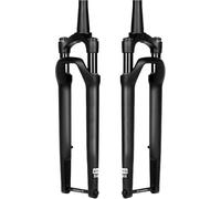 Genérico Horquilla De Suspensión For Bicicleta Carretera 700C Gravel, 50 Mm Recorrido, Eje Pasante 100 X 12, Bloqueo Manual, Freno Disco Delantero(B)