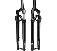 Genérico Horquilla De Suspensión For Bicicleta Carretera 700C Gravel, 50 Mm Recorrido, Eje Pasante 100 X 12, Bloqueo Manual, Freno Disco Delantero(A)