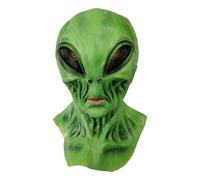 Genérico Horror Alien Latex - Scary Face Cover Headgear | Realistic 3D Extraterrestrial Cosplay | Full Head Latex For Haunted House Escape Room Parties