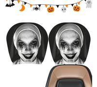 Genérico Horror Car Headrest Covers | 2pcs Creative Seat Protector