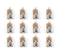 Genérico Horror Keychain, Halloween Charm Set, Spooky Toy Accessories, 12-Piece Novelty Collection, Creepy Cute Designs, for School Backpacks Valentines Birthday Christmas Classroom Bag Decor