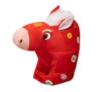 Generico Horse Costume Hat - 13.78 Inches Dress Up Headwear | 2026 Chinese New Year Costume Cap, Carnival Festival Hat for Women, Girls, Birthday, and Holiday Celebration