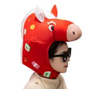 Genérico Horse Costume Hat | 2026 Party Head Prop | Chinese New Year Photo Props | for Women Girls Carnival Festival Holiday Birthday Celebration
