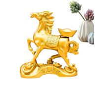 Genérico Horse Decor For Home | 2026 Good Luck Auspicious Chinese Decor - Horse Wealth Table Statue New Year Figurines,for Wealth Attraction Office Desk Shelf Cabinet Entryway Living Room