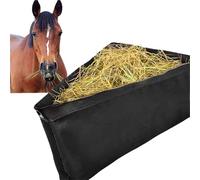 Genérico Horse Feed Bag, Livestock Hay Feeder, 65x55x27cm/25.59x21.65x10.63 Inch Adjustable Hanging Design, Reinforced Storage Straps Durable Sack for Sheep Cattle Goats Equine Barn Stalls