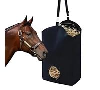 Genérico Horse Hay Bag, Waterproof Oxford Cloth Hay Net for Horses, Multifunctional Pet Accessories, Lightweight Food Storage Container for Sheep, Cattle,18.11x13.78x7.09 Inches