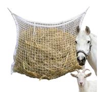 Genérico Horse Hay Nets - Breathable Heavy-Duty | 50x50cm Goat Feeder with Reinforced Mesh, Nylon Net with Strong Rope, Stall and Trailer Feeder for Goats Sheep Horses, Pasture Fence Hanging