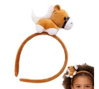 Genérico Horse Headband - Animal Costume Accessory for Dress Up | Soft Fabric with Plush Ears Mane Design, Fun Party Headwear for Kids Adults Halloween Cosplay Themed Events and School Performances