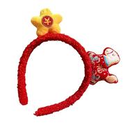 Genérico Horse Headband - Cute Plush Fortune Hairband, Soft Horse Plush Design with Comfortable Fit, Decorative Headwear for Spring Festival Theme Party Stage Performance Role Play New Year Carnival