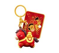Genérico Horse Keychain - 2026 Chinese New Year Pendant, Horse Key Chain | Bag Charms For Women Men Kids Adults Teens Backpack Souvenir Office School Classroom Birthday