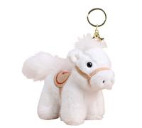 Genérico Horse Keychain - 2026 Year Of The Horse Keychain | Cartoon Soft Plush Cloud Embroidery Supplies | Soft Plush Cartoon For Family Friends Colleagues | For Students Women Birthday Festival Home