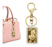 Genérico Horse Keychain - Decorative Horse Glass Keyring, Chinese New Year Keychain Sets, Cute Wealth Symbol Decoration for Phone, Adult, Child, Family, Friend, Birthday, Party, Holiday, Purse