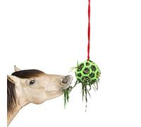 Generico Horse-Lecterli-Ball-heu FutterPender, pista de bola de juguete | Alimentación, establos de juguete, remolques, dispensador de alimento para heno para establo de caballo