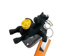 Genérico Horse Ornament Decor - Festive Accent for Lunar Celebration | Resin Figurine with Gold Ingot Detail, Compact Display Piece for Shelf Table Car Interior Gift Keepsake Spring Festival