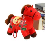 Genérico Horse Plush - 2026 New Year Mascot Cute Doll | 20x5x20cm Chinese New Year Horse Plush Toy Pendant - Shape-Retaining For Spring Festival Holiday Home Office Tabletop Living Room Bedroom Sofa