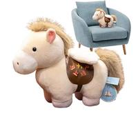 Genérico Horse Plush - 7.87 Inch Chinese Design Stuffed Animal Doll | Soft Horse Stuffed Toy Plush Doll, Cute Animal ṔLush For Kids and Collectors | For Boys Girls Kids New Year Gift Decoration Use